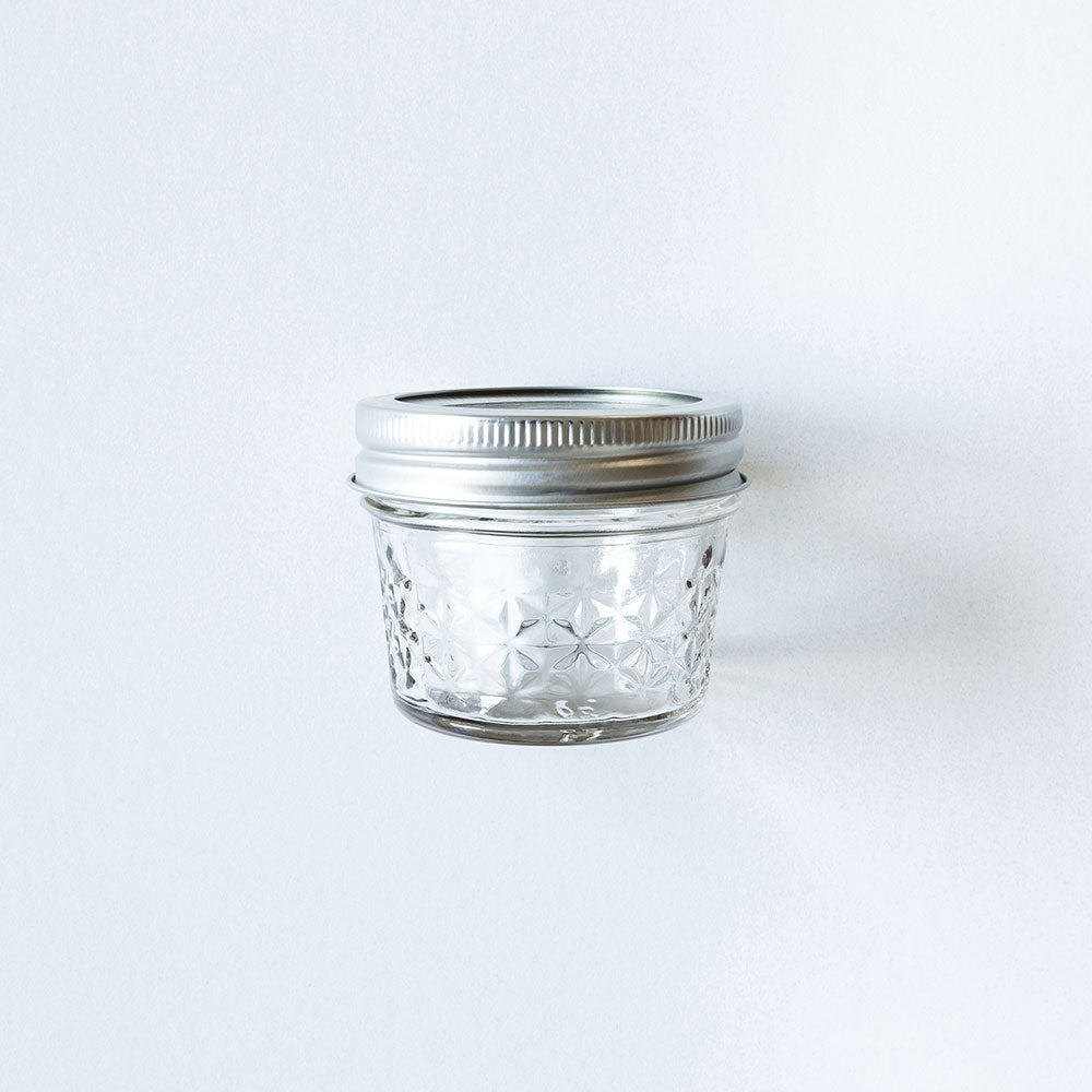 Empty Quilted Mason Jar