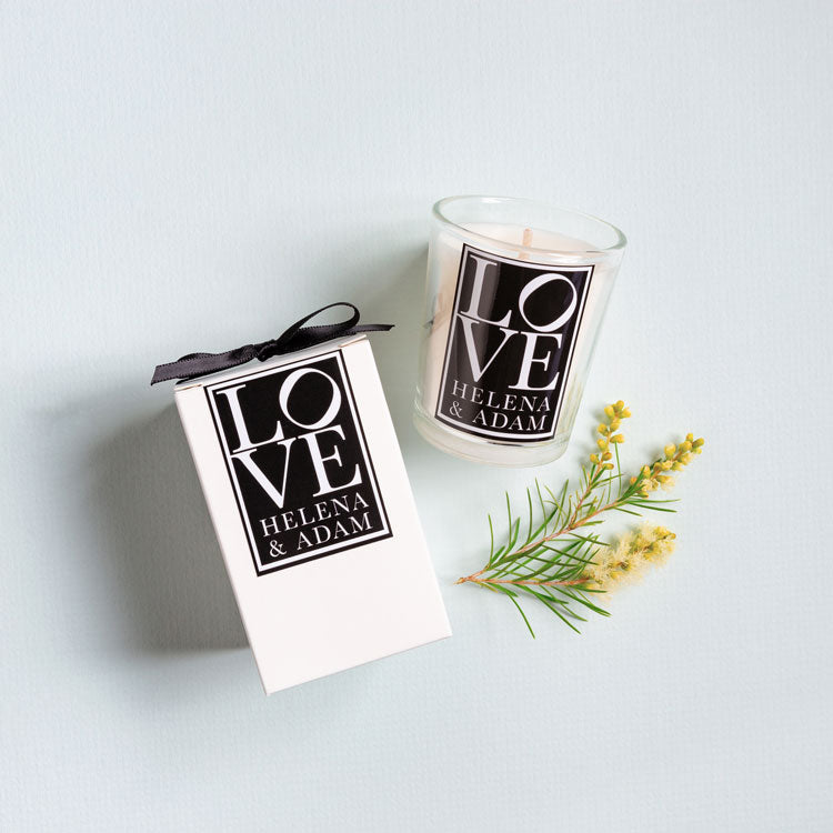Luxury Boxed Votive Candle - Party or event giveaway