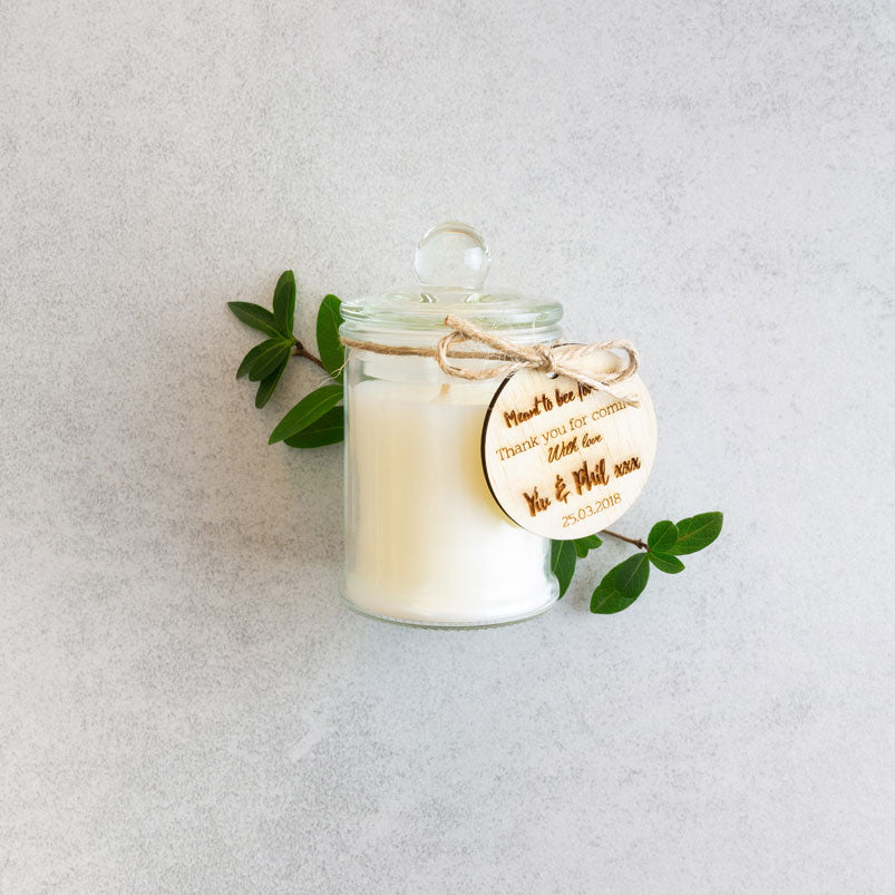 Soy Candle Giveaway Favours